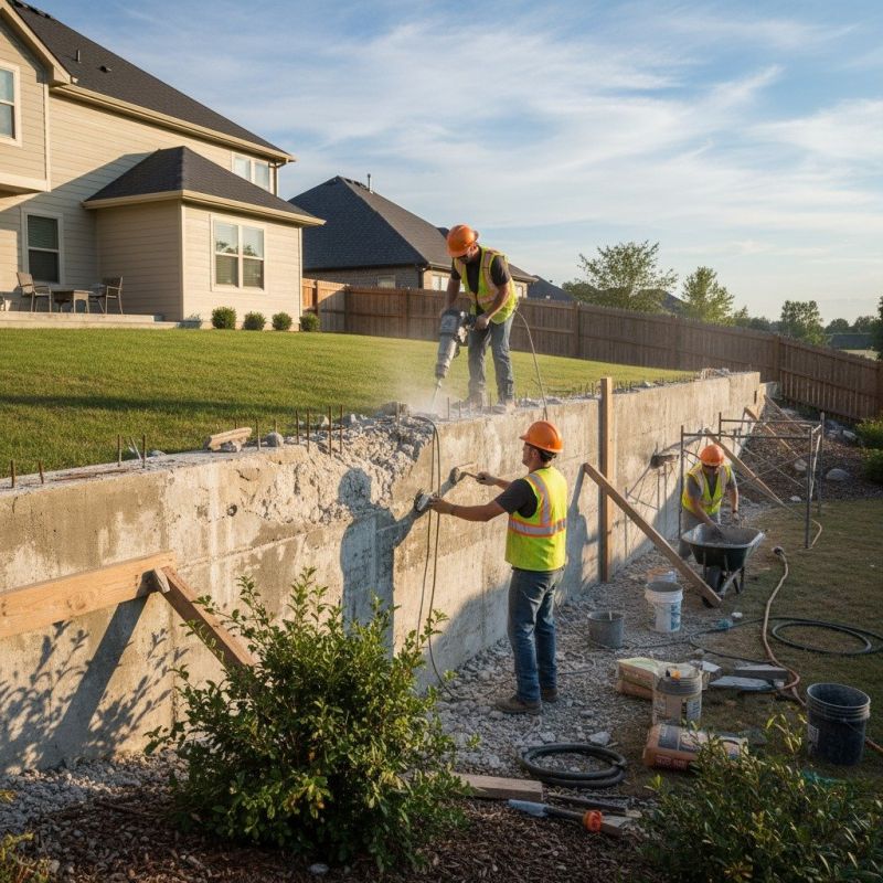 Local Concrete Basement Walls Pouring pros at work